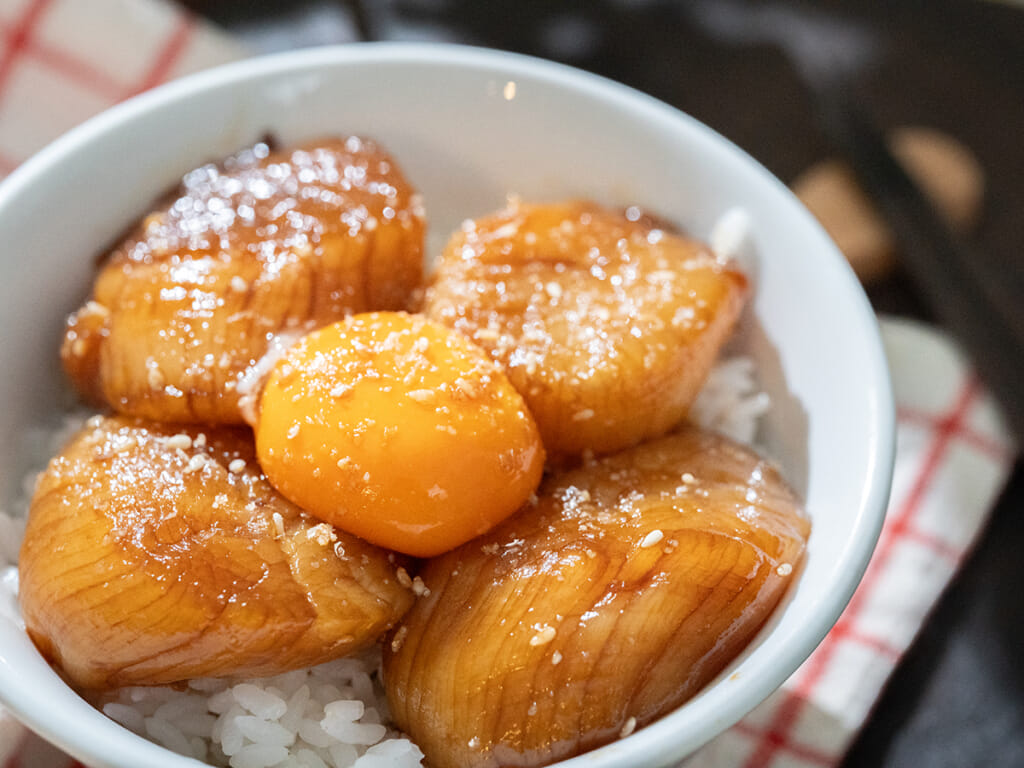 生干貝醬油漬，生魚片醬油做法
