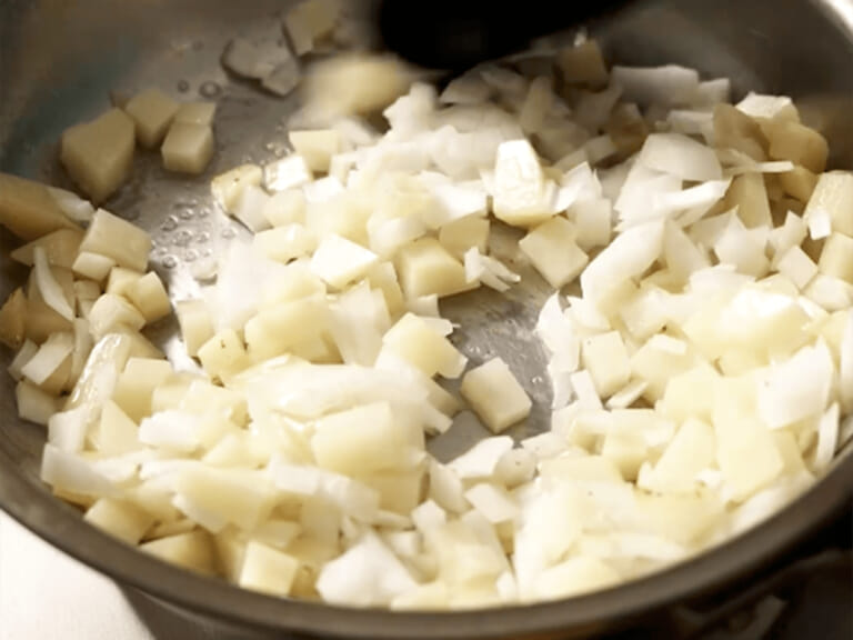 米紙版培根馬鈴薯派 步驟2