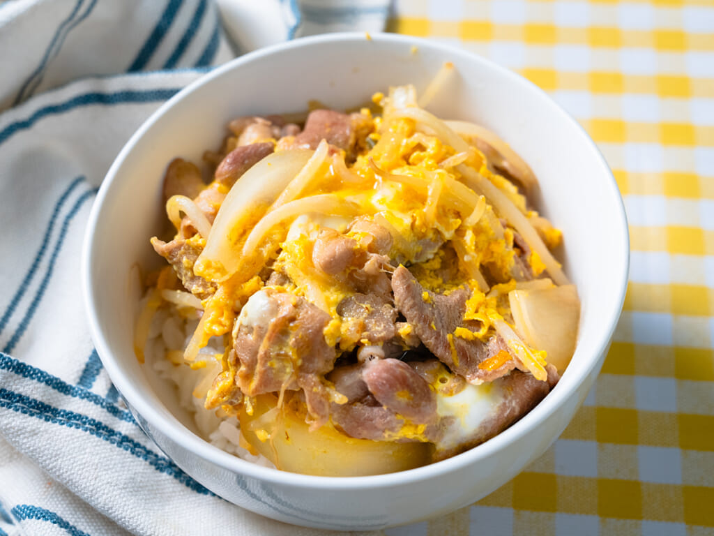 梅花豬壽喜燒蛋丼