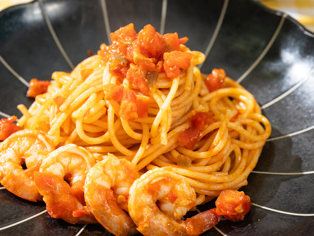 雙椒番茄義大利麵