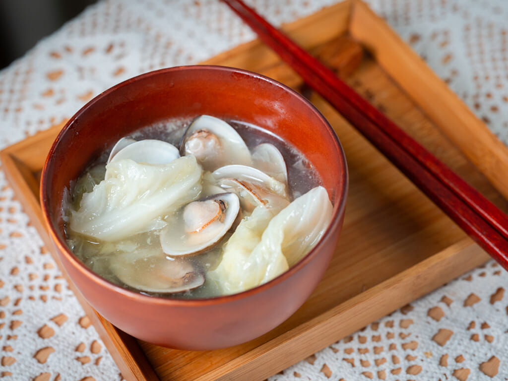 高麗菜蒜香蛤蜊湯
