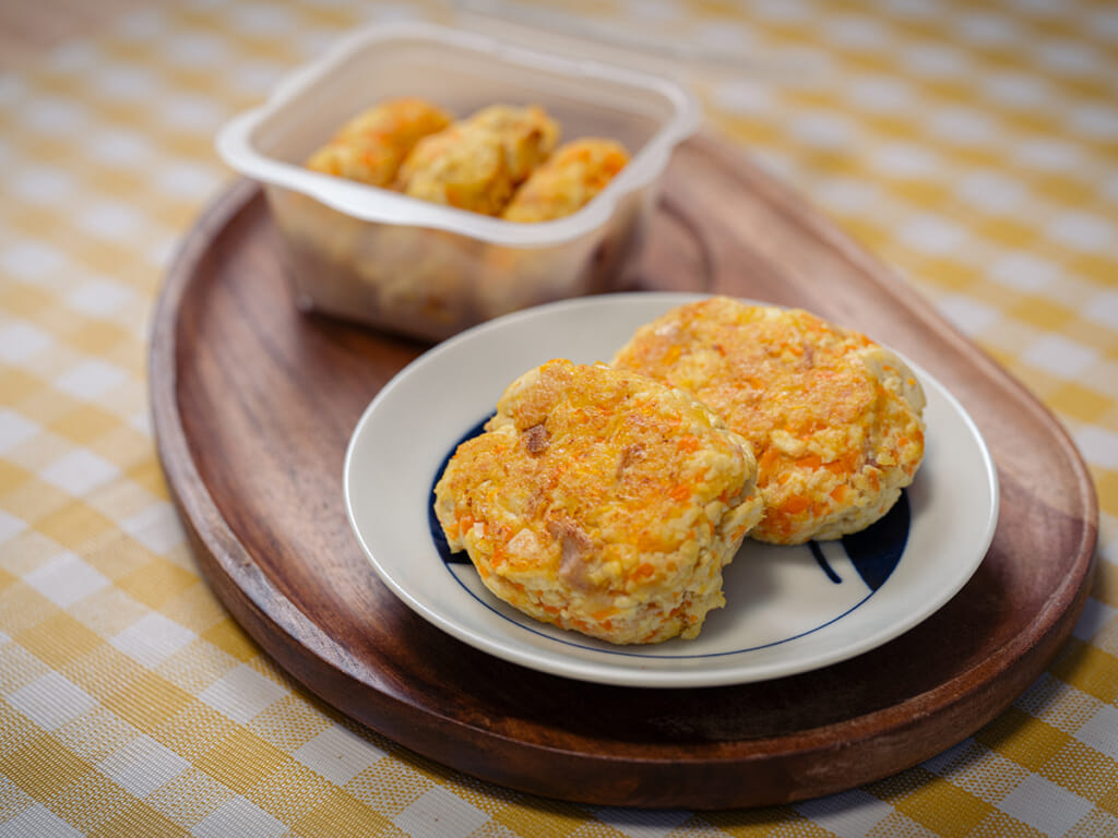 【寶寶副食品】鮪魚豆腐漢堡排