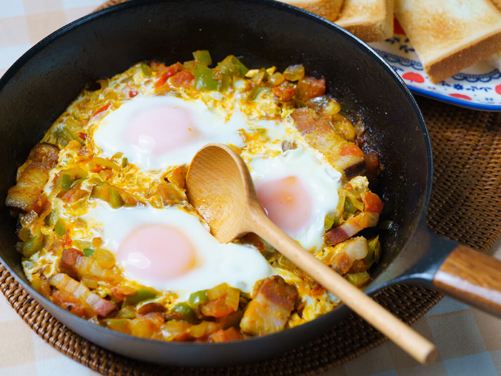 咖哩番茄北非蛋shakshuka