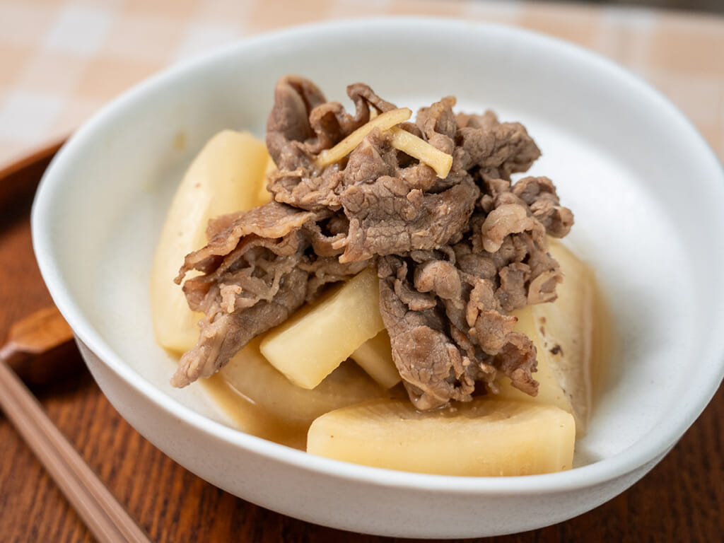 豬五花蘿蔔檸檬味噌煮