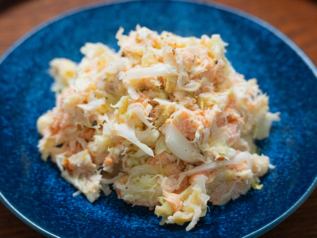 燻鮭美式高麗菜沙拉