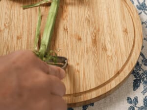 奶油蒜香炒蘆筍干貝