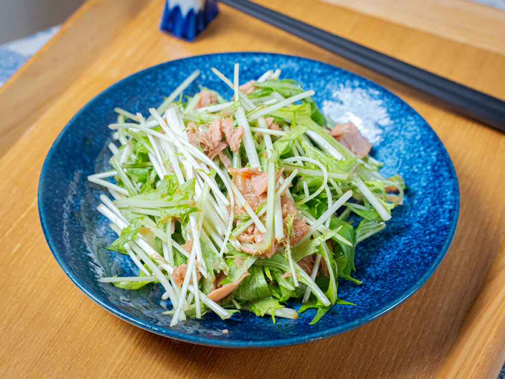 梅干水菜鮪魚沙拉