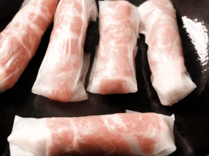 玉米筍米紙肉卷