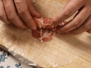 玉米筍米紙肉卷