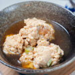 秋葵雞肉丸湯