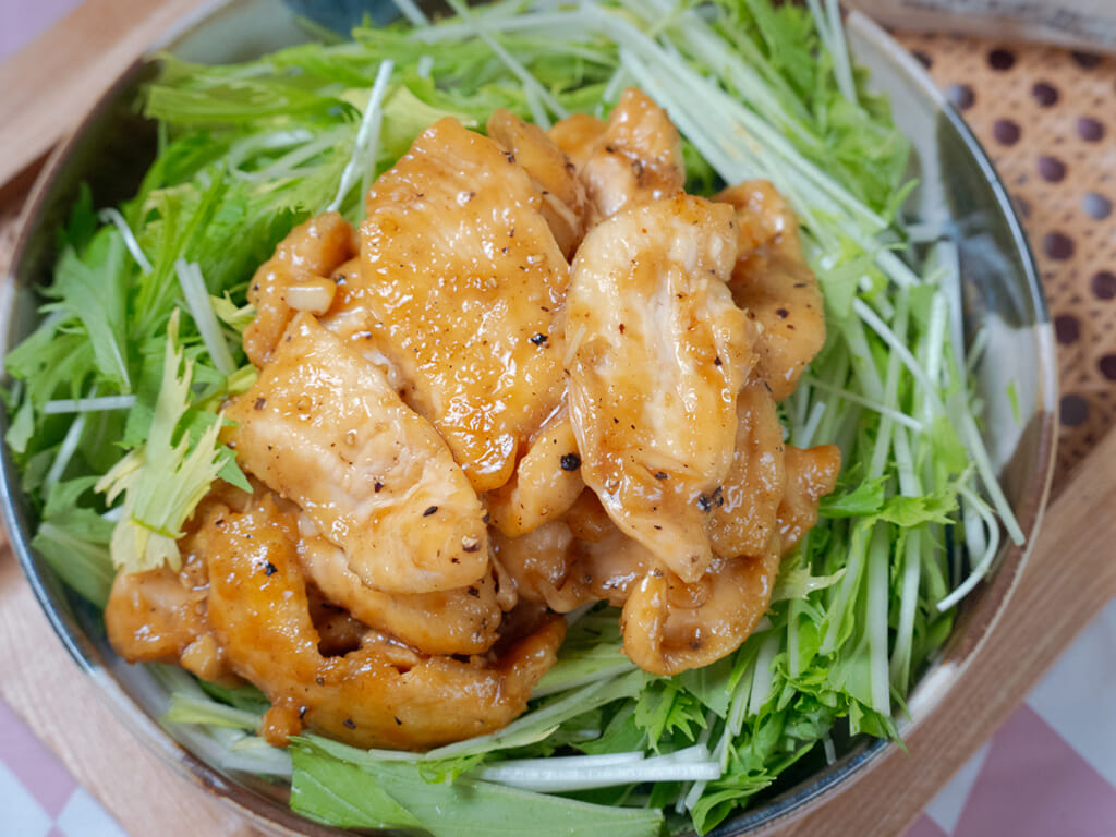 蒜香醬油炒雞胸