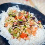 夏季野菜鹽昆布冷麵