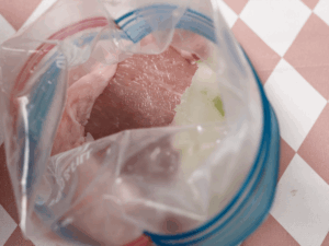 蒜香醬油醃豬排
