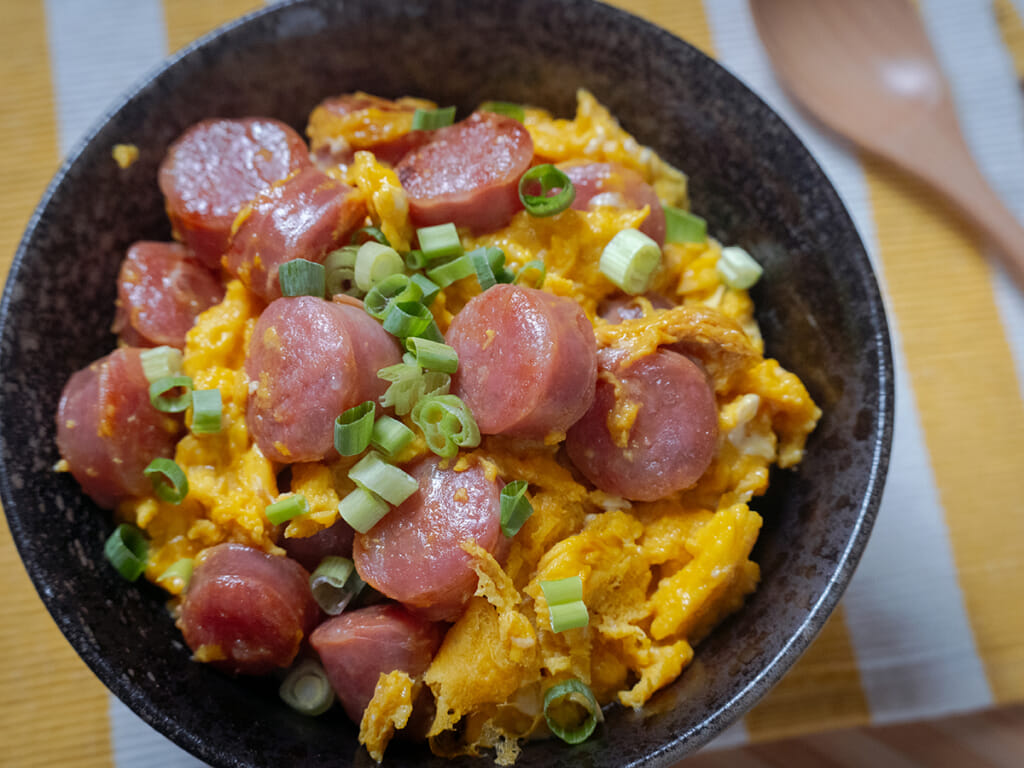 照燒香腸蛋丼