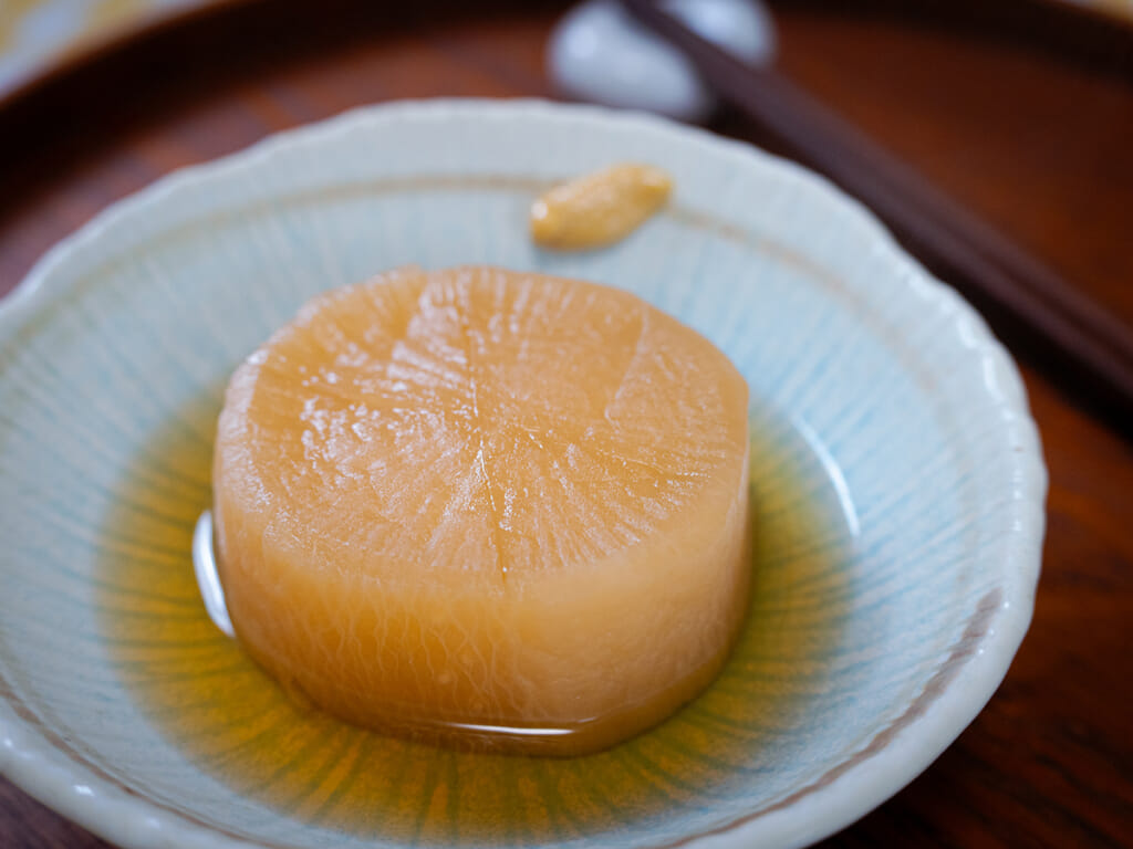 鮮甜白蘿蔔關東煮