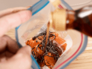 鹽昆布麻油鮭魚生魚片