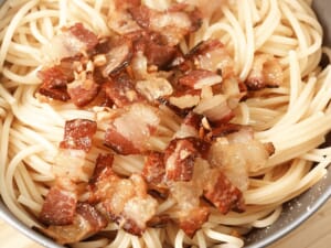 堀西培根蛋醬義大利麵（Carbonara）