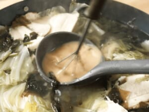 甘甜鯛魚味噌湯