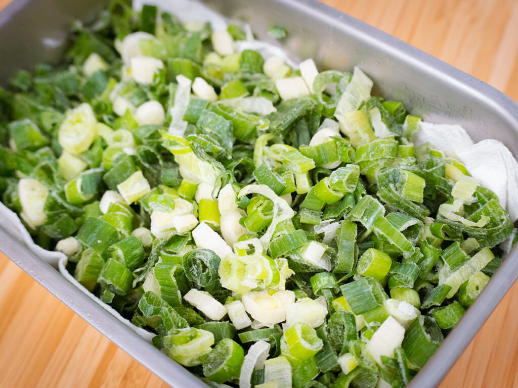 不結塊、好取用的「冷凍蔥花」製作重點