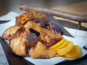 不敢吃茄子也會愛，醬香唐揚茄子